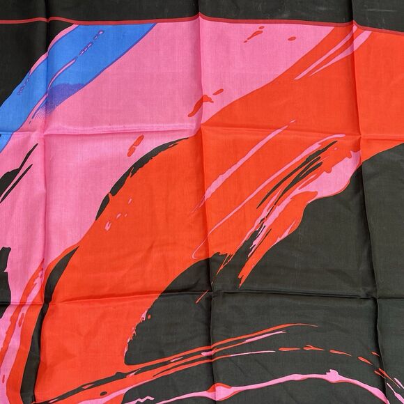 Vintage 90's NWOT Avon Billie Dee Williams Undeniable 100% Silk Scarf Abstract - Picture 5 of 10